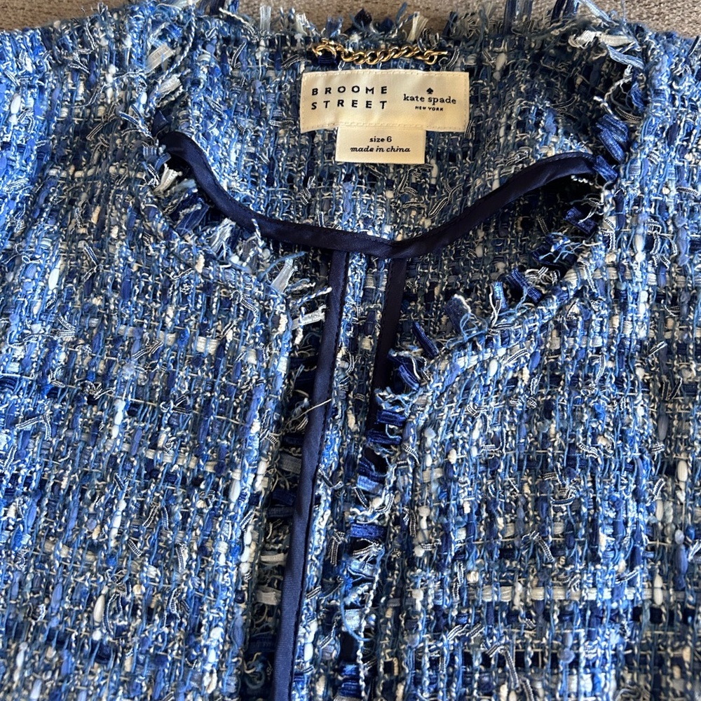 Kate Spade Tweed Jacket Bloom Street Collection